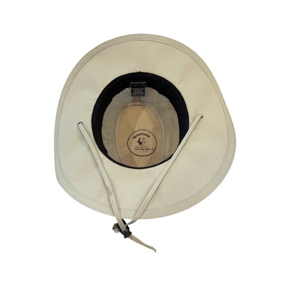 Panama Jack Mesh Seven Seas Safari Original Hat Khaki Light Green Fossil Size XL - Picture 5 of 8